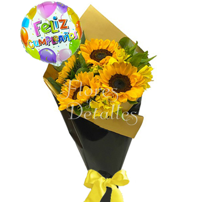 CU4 Ramo 6 Girasoles