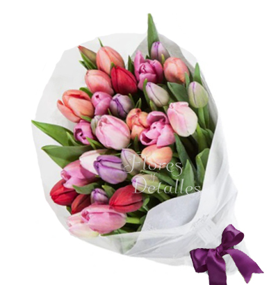 RT    Ramo 30 Tulipanes Mixtos