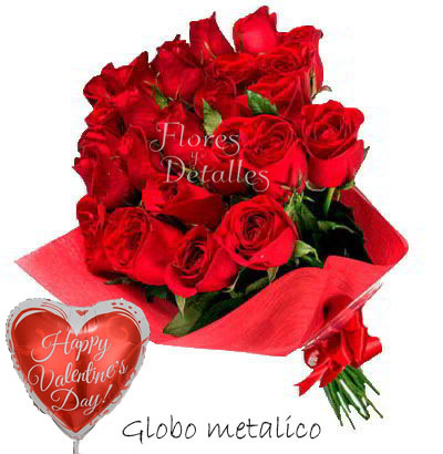 SV25 Ramo con 24 Rosas Rojas