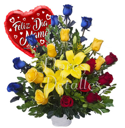 MA30 Arreglo 18 Rosas mixtas
