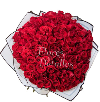 A53 Ramo Buchón 150 Rosas Rojas