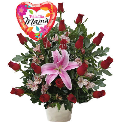 MA38  Arreglo con 18 Rosas Rojas