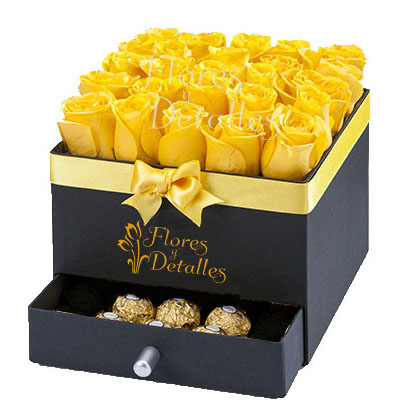 FA  Cajonera 25 Rosas Amarillas