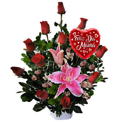 MA12 Arreglo 12 Rosas Rojas