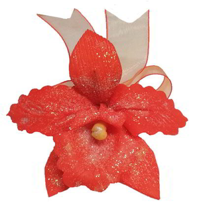 Orquídea Artificial Coral