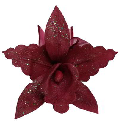 Orquídea Artificial Guinda