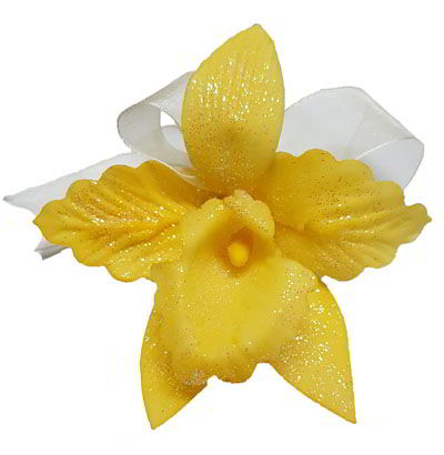 Orquídea Artificial Amarilla