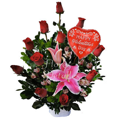 SV17 Arreglo 12 Rosas Rojas