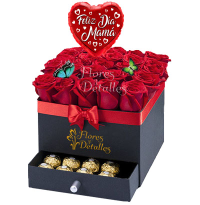 MA41 Cajonera 25 Rosas Rojas