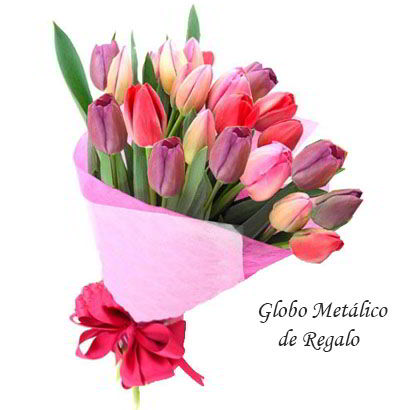 MA33 Ramo con 30 Tulipanes