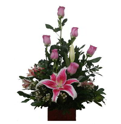 FE5 Arreglo con 6 Rosas 