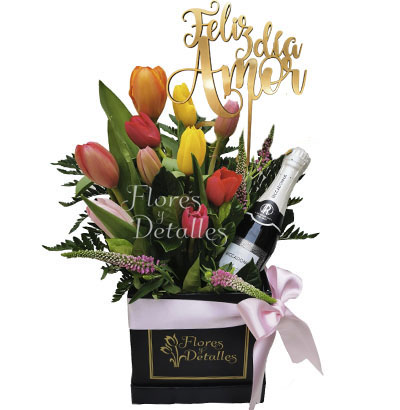 DE07 Box 10 Tulipanes mixtos