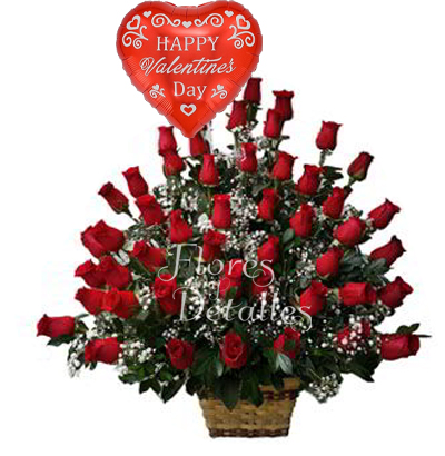 SV44 Arreglo 50 Rosas Rojas