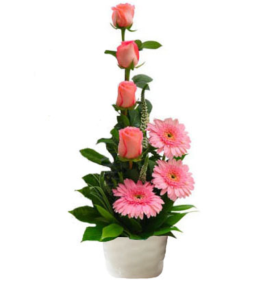 FE7 Arreglo con 4 Rosas